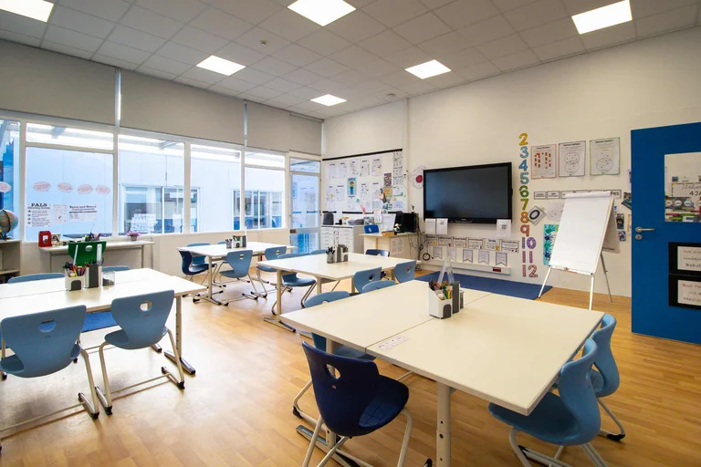 Well-equipped classrooms