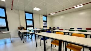 Classroom IB DP building Saint Dominic's International School