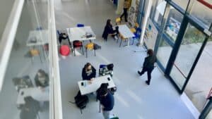 Students engaged in academic discussions and projects as part of the IB Diploma Programme at St. Dominic's International School, preparing for global success.
