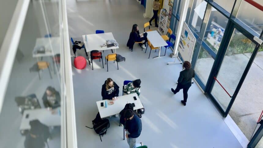 Students engaged in academic discussions and projects as part of the IB Diploma Programme at St. Dominic's International School, preparing for global success.