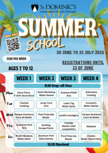 Summer School Programme 2025 Ages 7 to 12